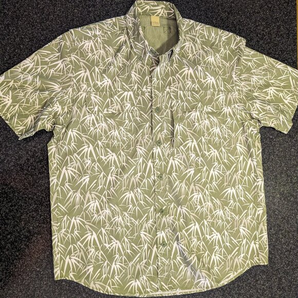 DELUTH TRADING Hawaiian Style Moisture Wicking mens short sleeve  Poly/CoolPlus - Picture 7 of 9